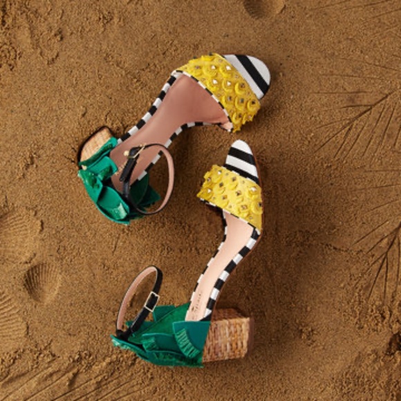 kate spade Shoes - KATE SPADE NEW YORK Pineapple Wiatt Heels 8